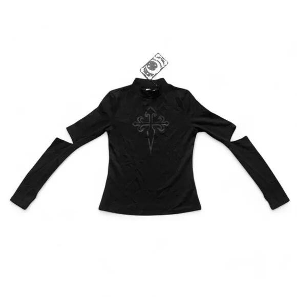 Killstar Laverna Cross Long-Sleeve - Picture 5 of 8
